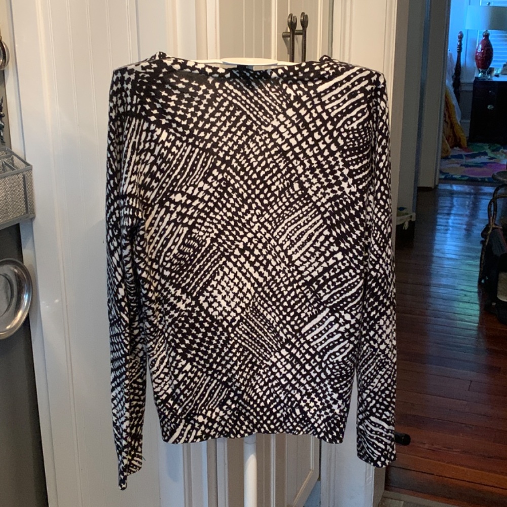 Talbots Geometric Pattern Cardigan. Maybe Worn On… - image 5